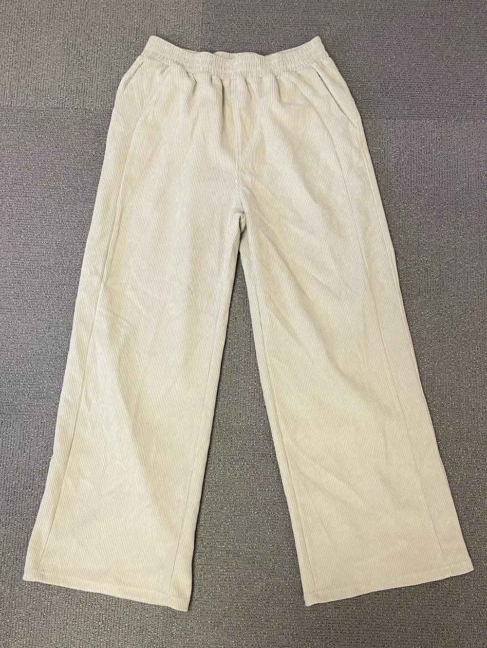 Halara High Waisted Pocket Straight Leg Baggy Corduroy Casual Pants Size Medium